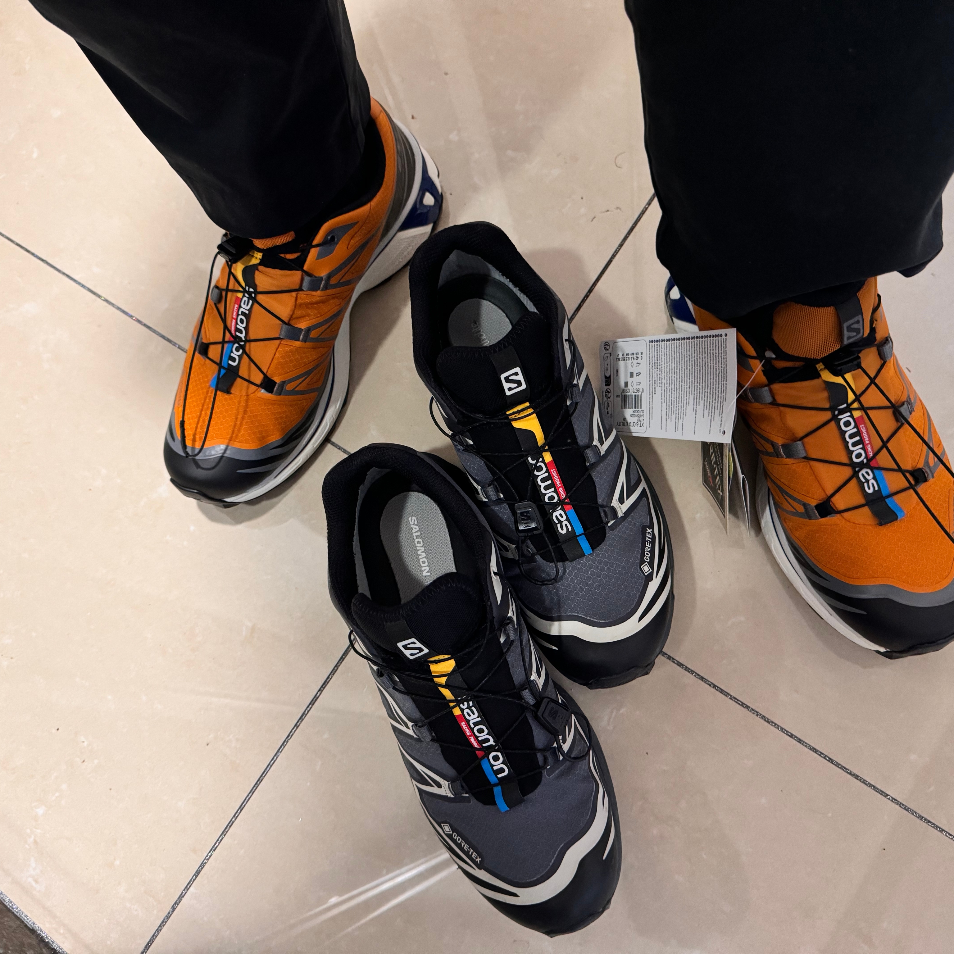Salomon x END. XT-6 Emerald, Salomon RX Moc 3.0 Pewter Desert 착용 스타일 - 5