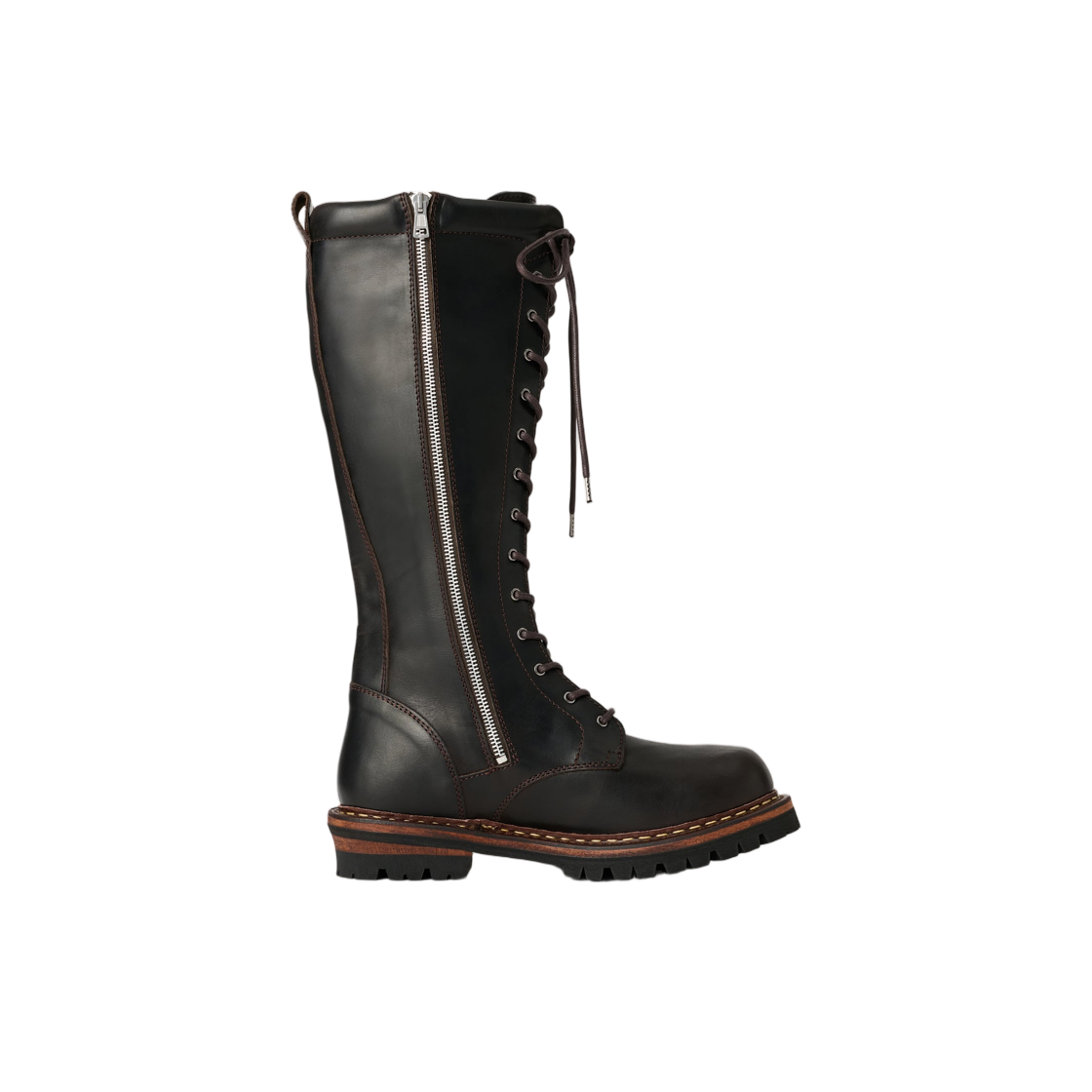 (W) 아워레가시 케이지어 부츠 다크 초콜릿 리치 카프스킨((W) Our Legacy Cager Boot Dark Chocolate Rich Calfskin)