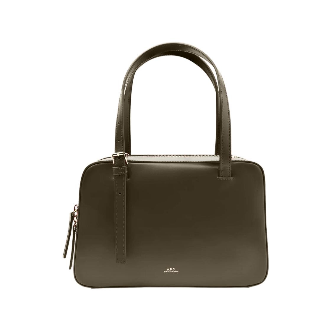 PXBMW-F67017-JAD A.P.C. Virginie Box Bag Kaki Fonce