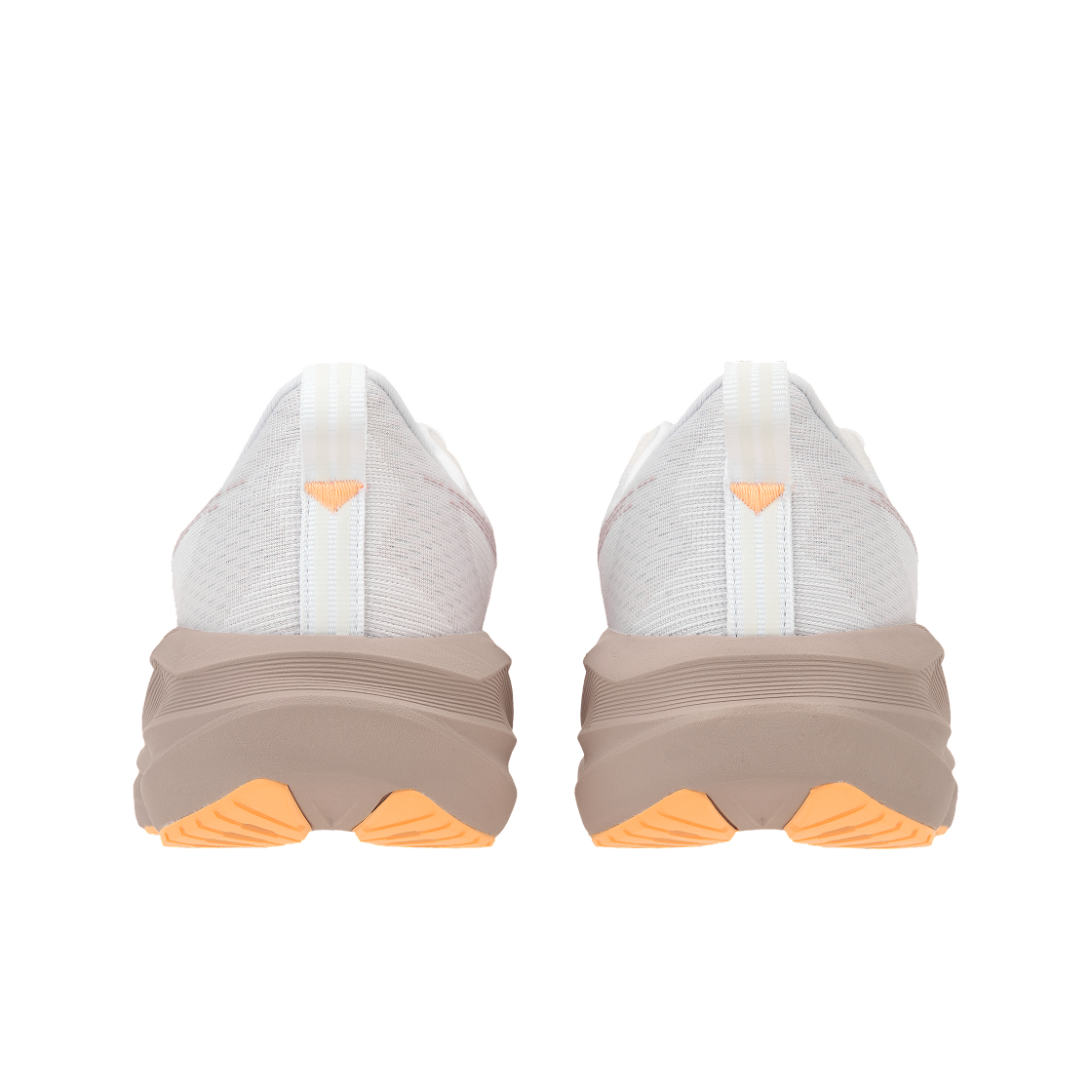 (W) 아식스 노바블라스트 5 화이트 펀 - D 와이드((W) Asics Novablast 5 White Fawn - D Wide) - 6