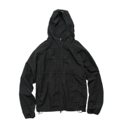 Polyteru Human Index Human Check Hoodie Parka Charcoal