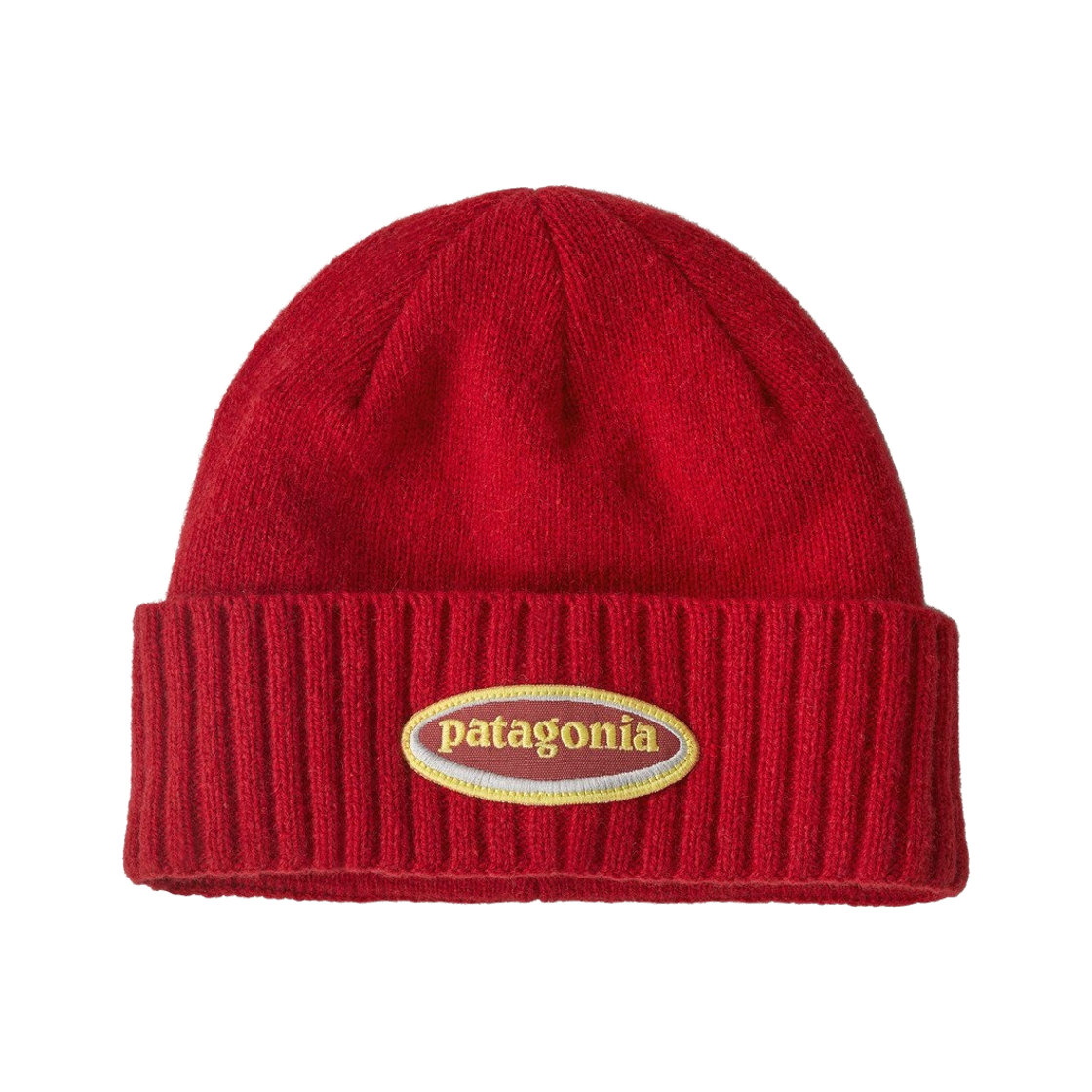 29206 Patagonia Brodeo Beanie Oval Logo Amanita Red