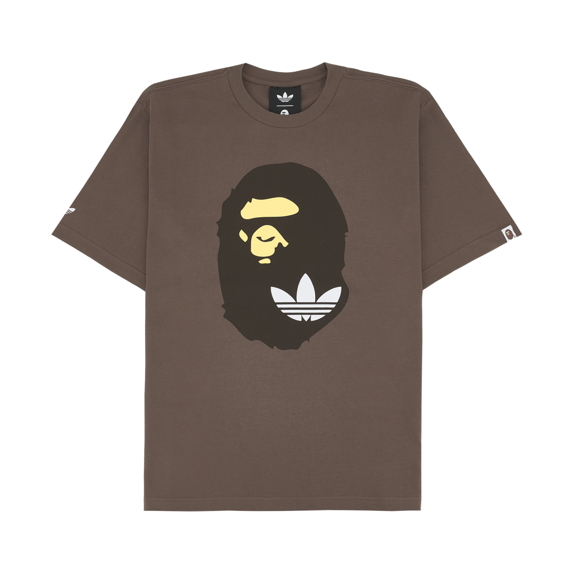 아디다스 x 베이프 숏슬리브 티셔츠 어스 스트라타 - KR 사이즈(Adidas x BAPE Short Sleeve T-Shirt Earth Strata - KR Sizing)