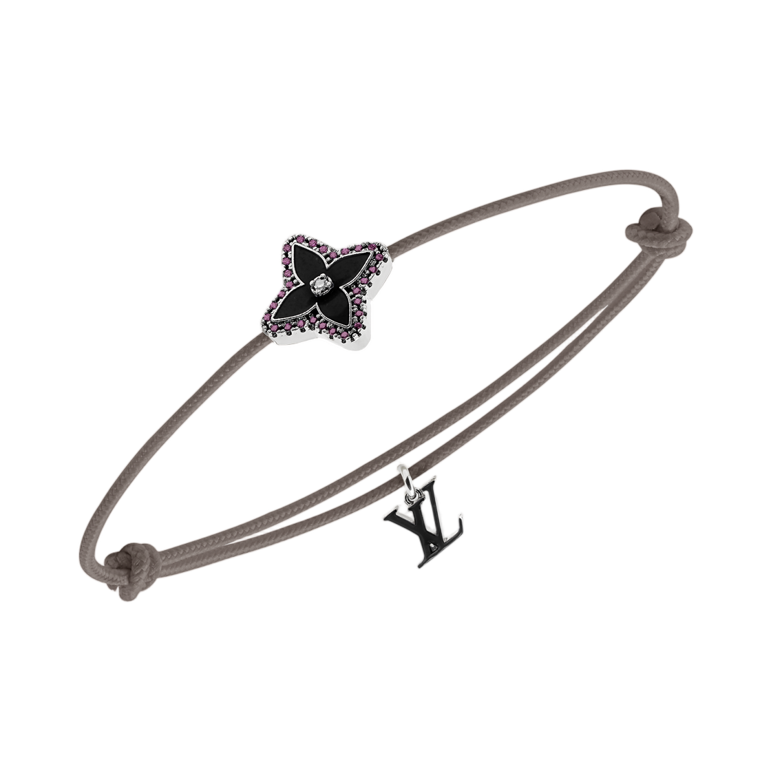 루이비통 모노그램 스테시아 코든 브레이슬릿 그레이(Louis Vuitton Monogram Stasia Cordon Bracelet Gray) - 2