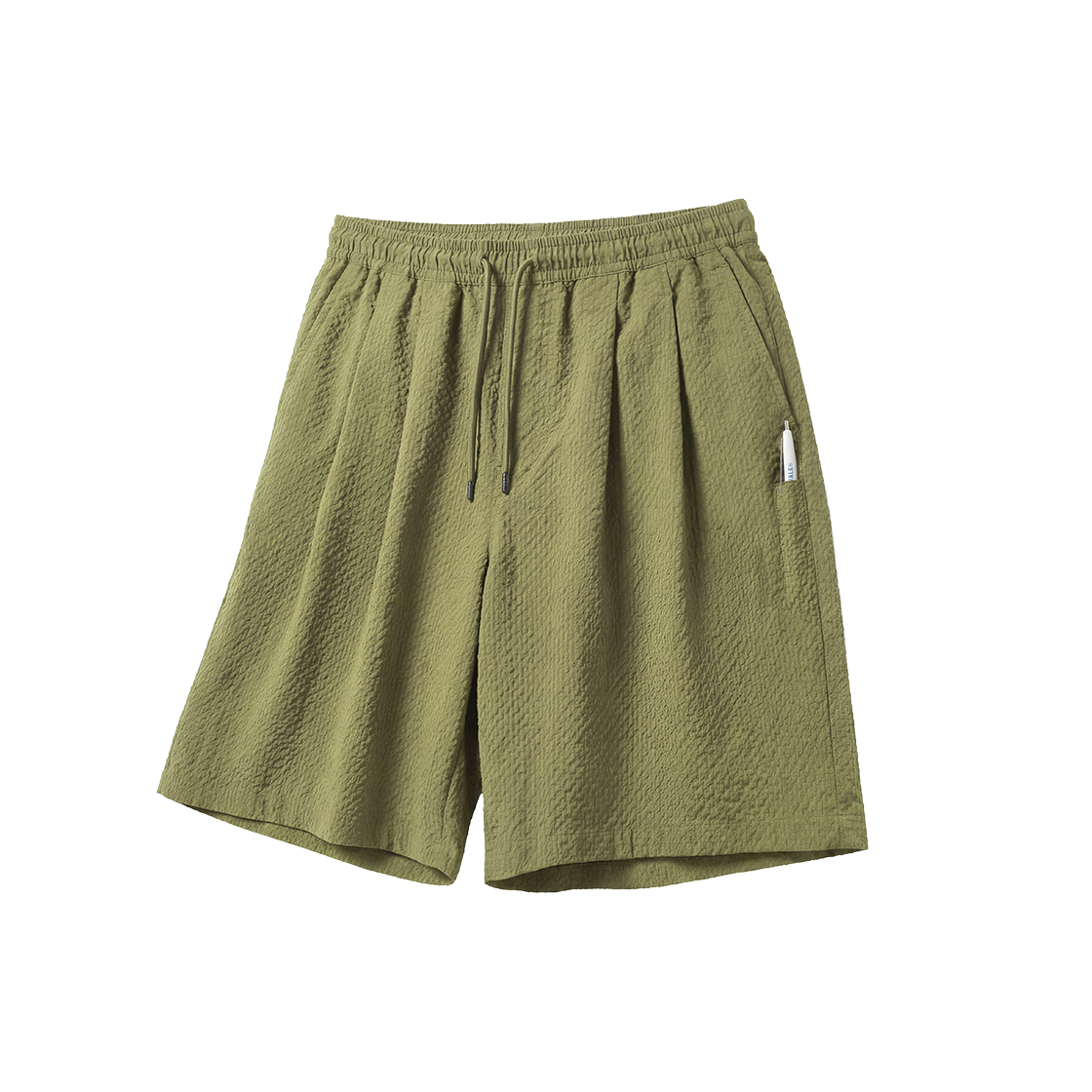 예일 시어서커 체크 쇼츠_그린(Yale Seersucker Check Shorts_Green) - 1