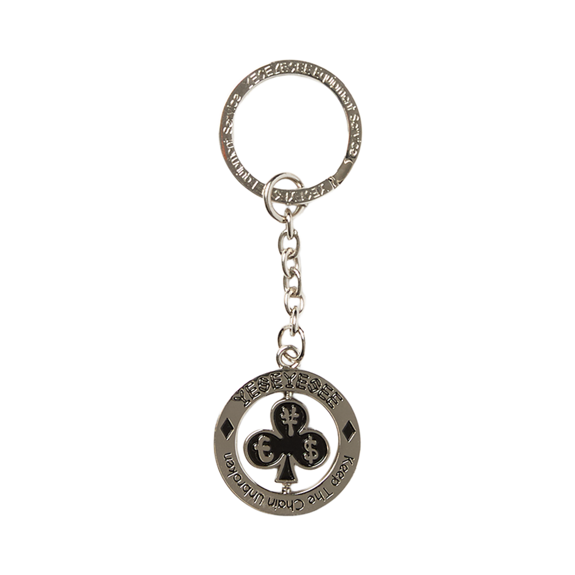 [더블적립]예스아이씨 로터리 키-체인 실버