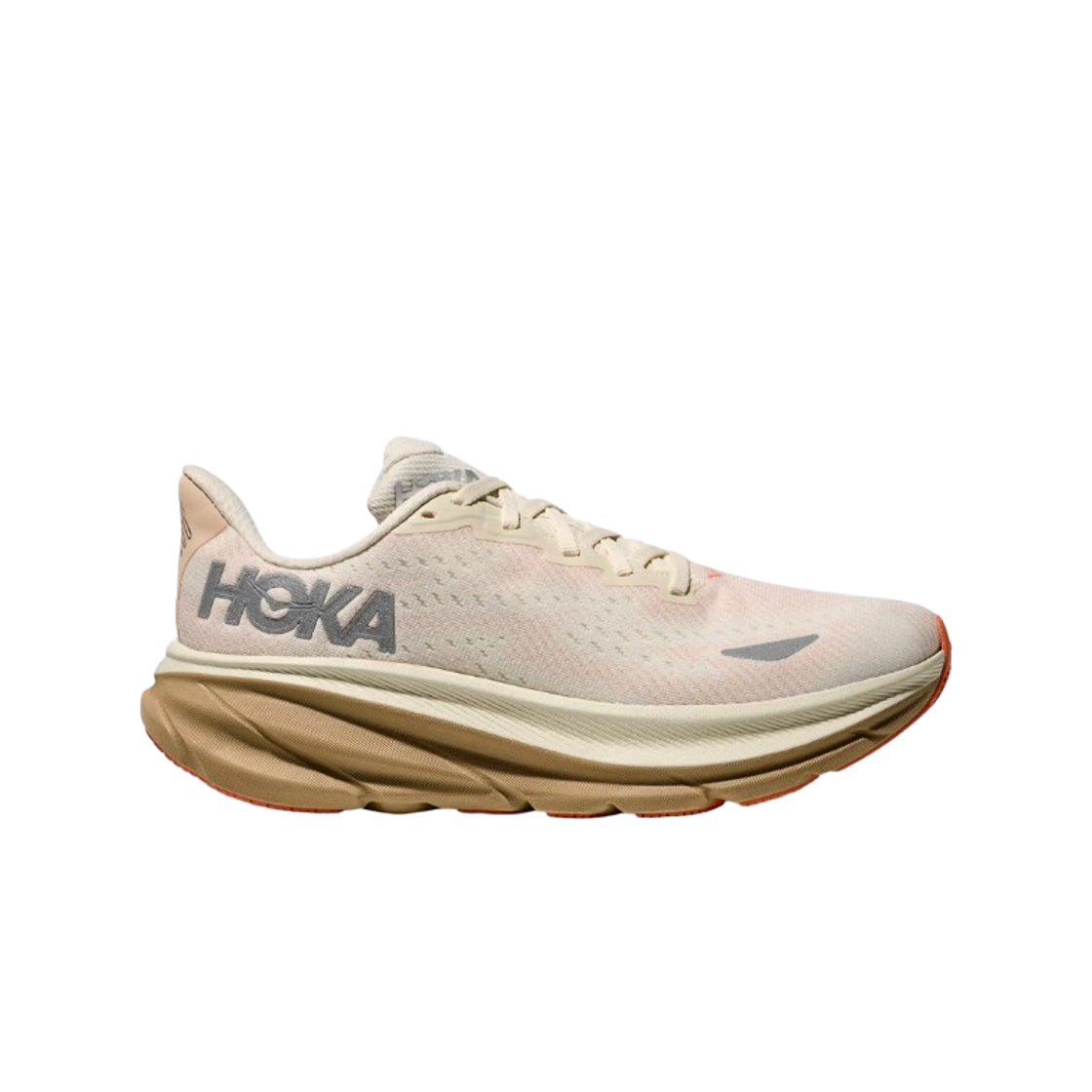 1141490F-ELK (W) Hoka Clifton 9 GTX Eggshell Khaki