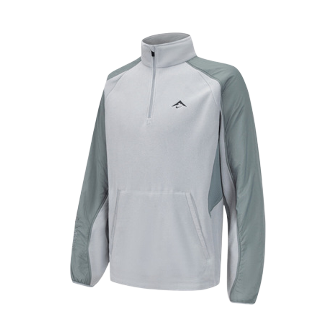 FV9964-078 Nike Trail Polartec Quarter Zip Fleece Running Top Cement Grey Smoke Grey (FV9964-078)