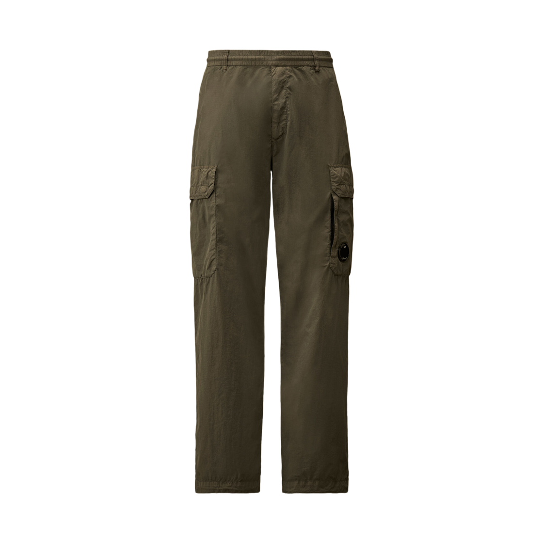 20CMPA140A005991G921 C.P. Company Flatt Nylon Loose Cargo Lens Pants Gunmetal Grey - 26SS