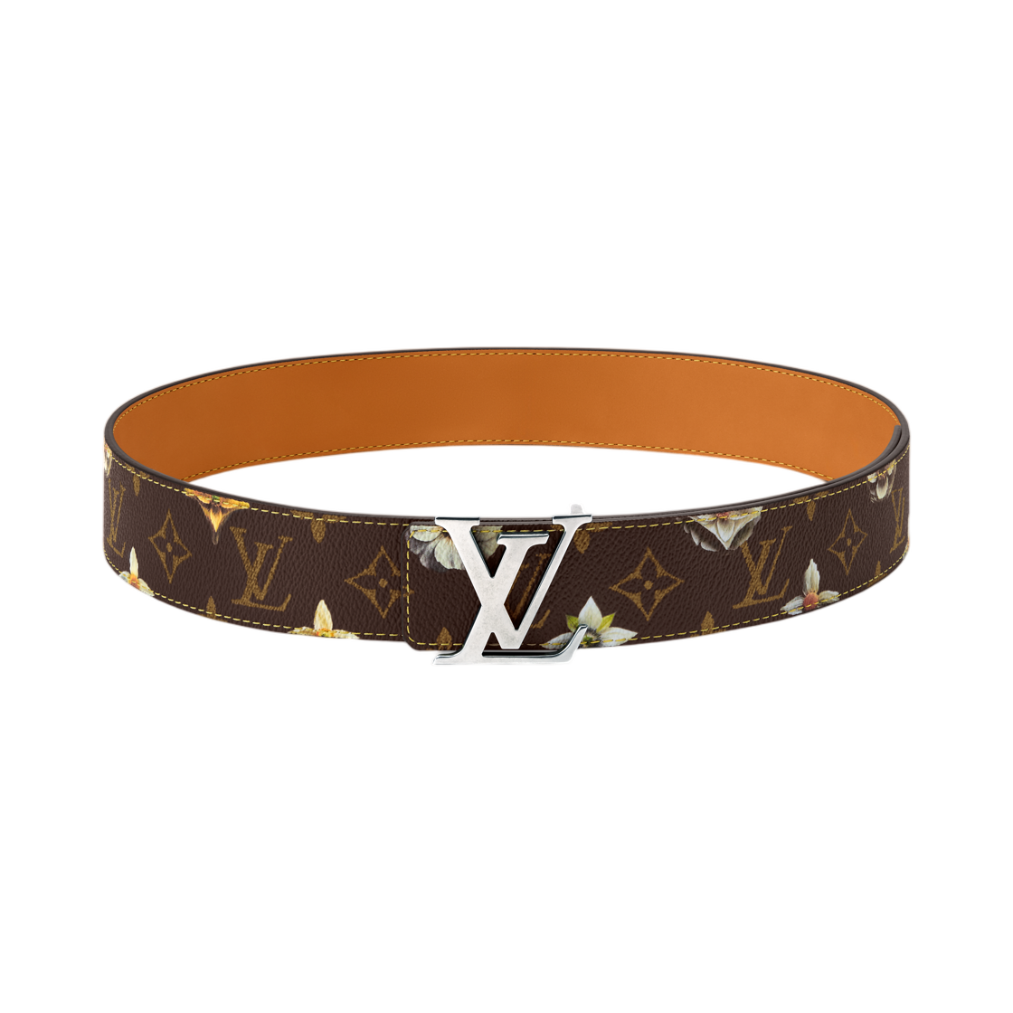 - Louis Vuitton LV Initials Monogram Flower 40mm Reversible Belt Monogram Brown
