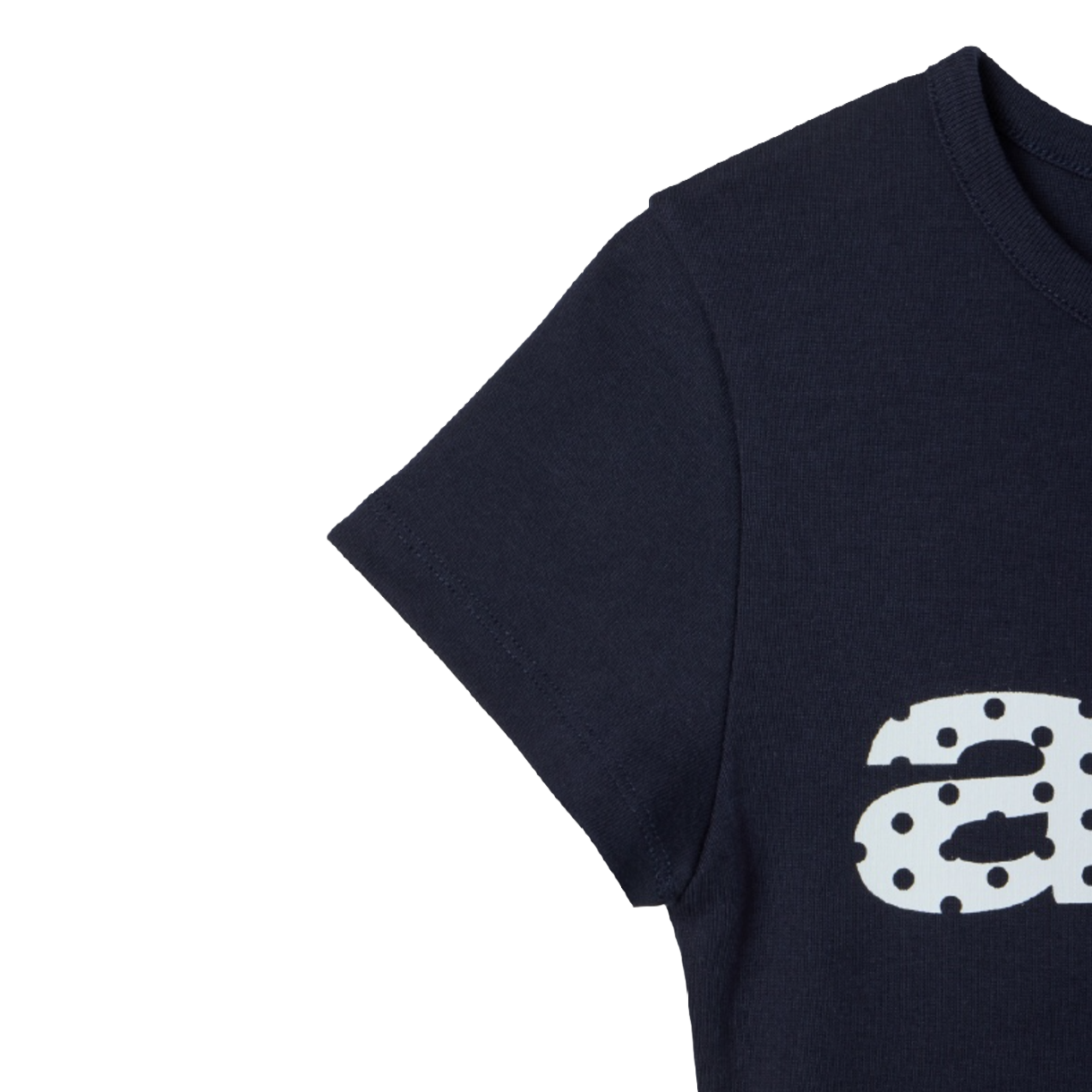 [오프라인 전용] 에이이에이이 우먼 도트 스몰 레터 티 네이비 - 26SS([오프라인 전용] AEAE Women Dot Small Letter Tee Navy - 26SS) - 4