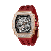 Tsar Bomba Elemental Zirconia -Cubic Automatic TB8208D-12 Red 2