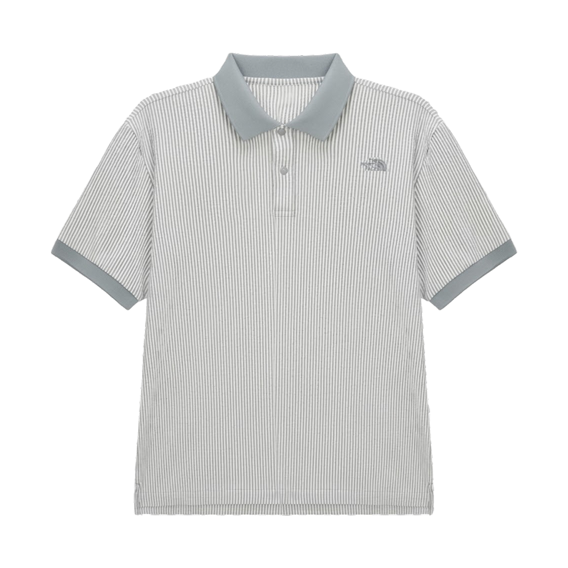 NT7PS13D The North Face Waffle S/S Polo Gray - 26SS