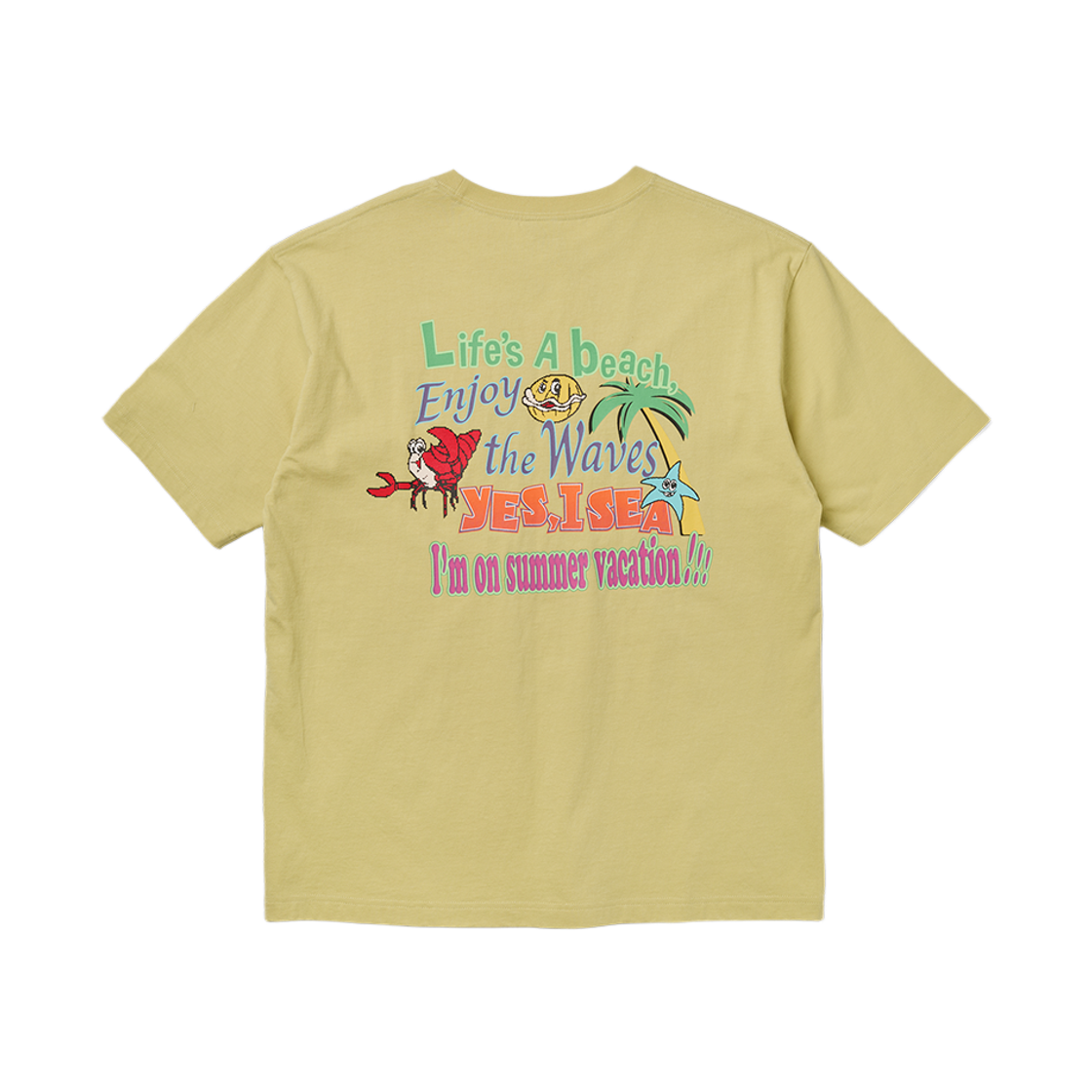 [더블적립]예스아이씨 예스 아이 씨 티셔츠 라이트 머스타드([더블적립]YESEYESEE Yes I Sea Tee Light Mustard) - 2