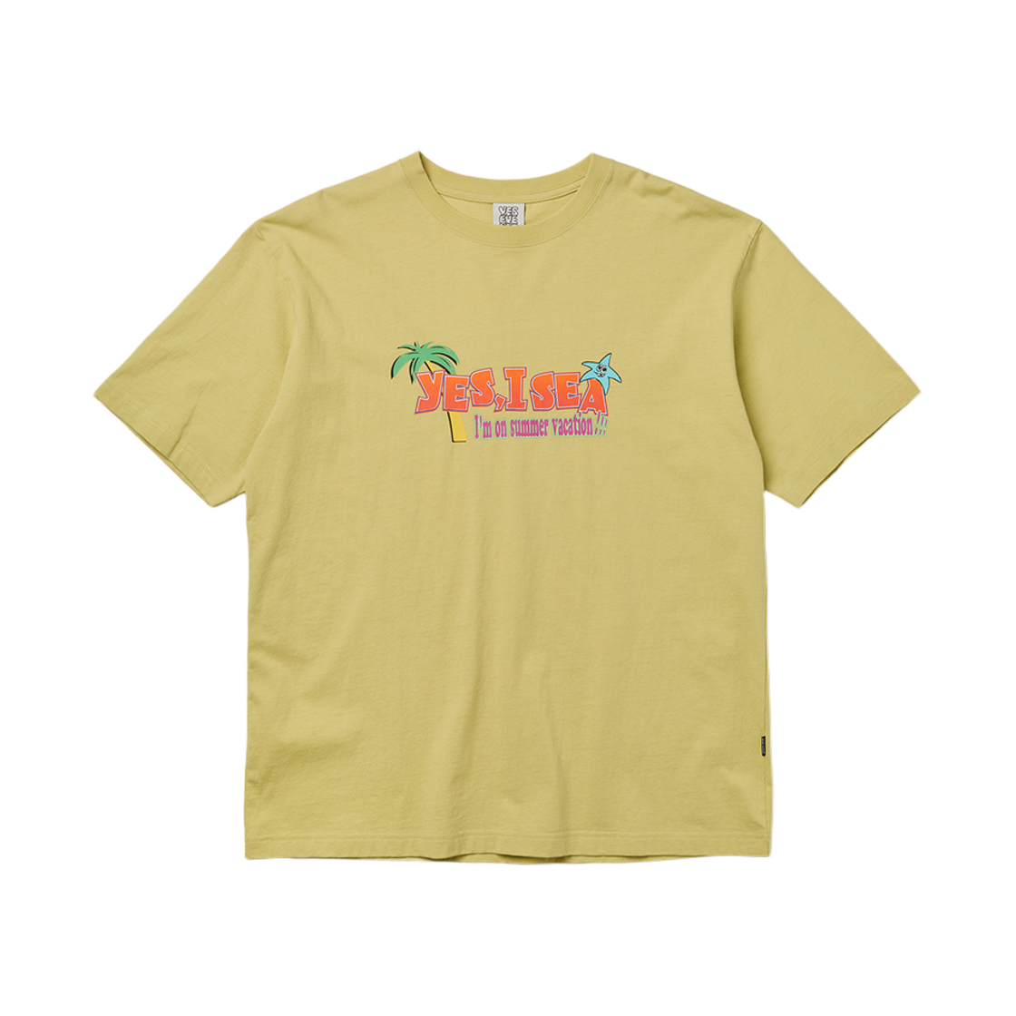 [더블적립]예스아이씨 예스 아이 씨 티셔츠 라이트 머스타드([더블적립]YESEYESEE Yes I Sea Tee Light Mustard)