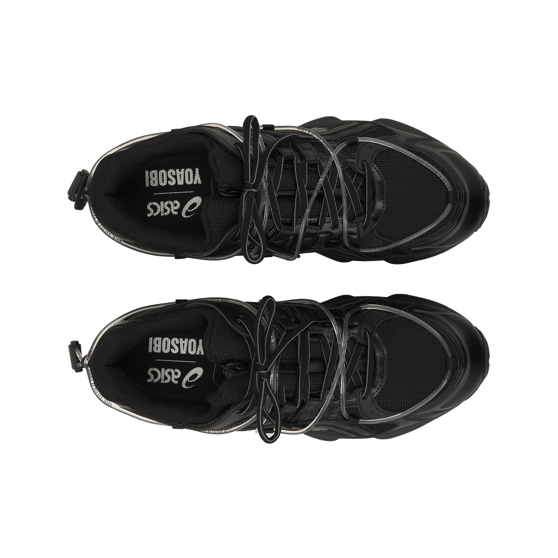 아식스 x 요아소비 젤 키네틱 Y 블랙 블랙(Asics x Yoasobi Gel-Kinetic Fluent Y Black Black) - 5