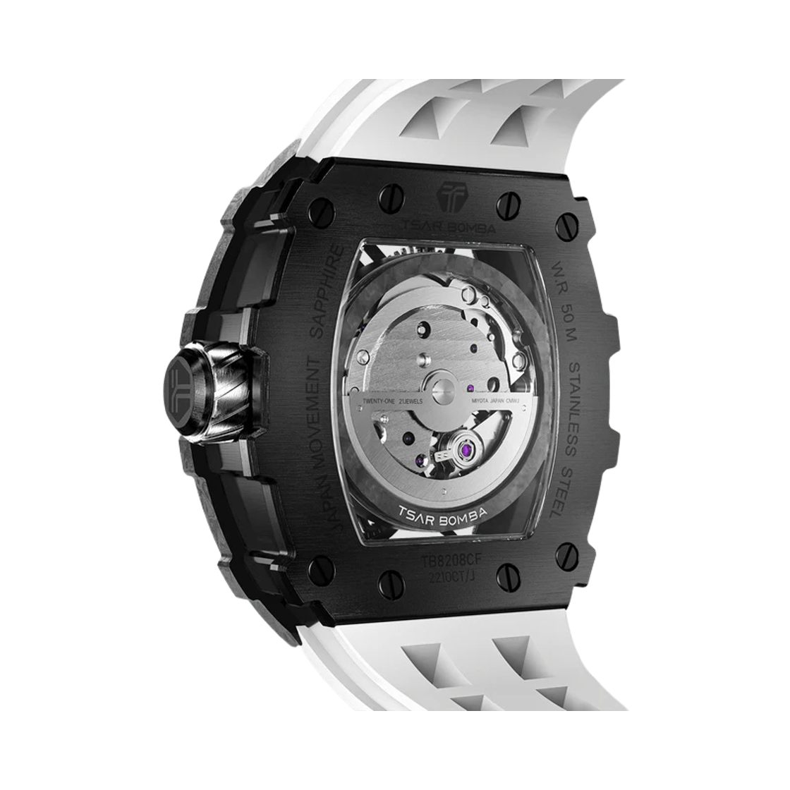차르봄바 엘리멘탈 카본파이버 오토매틱 TB8208CF-40 엘레강트 화이트(Tsar Bomba Elemental Carbon Fiber Automatic TB8208CF-40 Ellegant White) - 2
