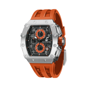 Tsar Bomba Elemental Chronograph Calendar Quartz  TB8204Q-11 Silver/Orange