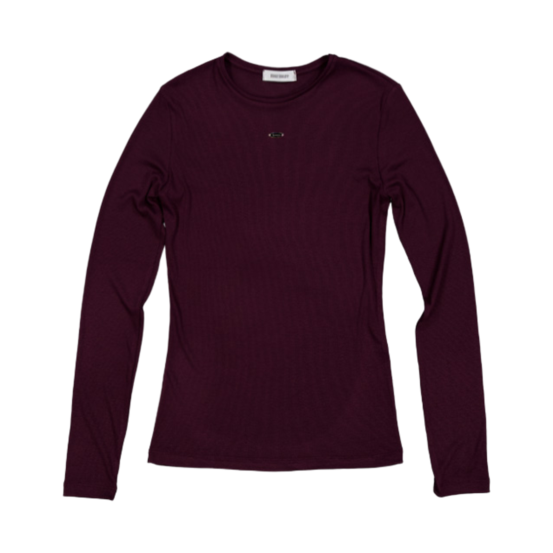 뮈르뮈르 포멀 소프트스판 슬림 티 버건디(Murmure Formal Soft Span T-Shirt Burgundy)