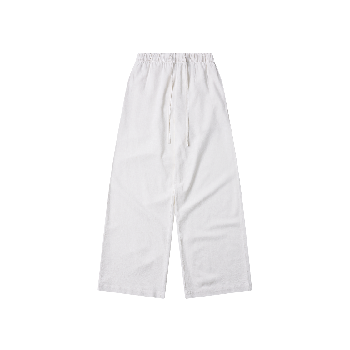 플랫웨이브 인 서울 로엔 린넨 와이드 팬츠 아이보리(Flatwave in Seoul Loen Linen Wide Pants Ivory)