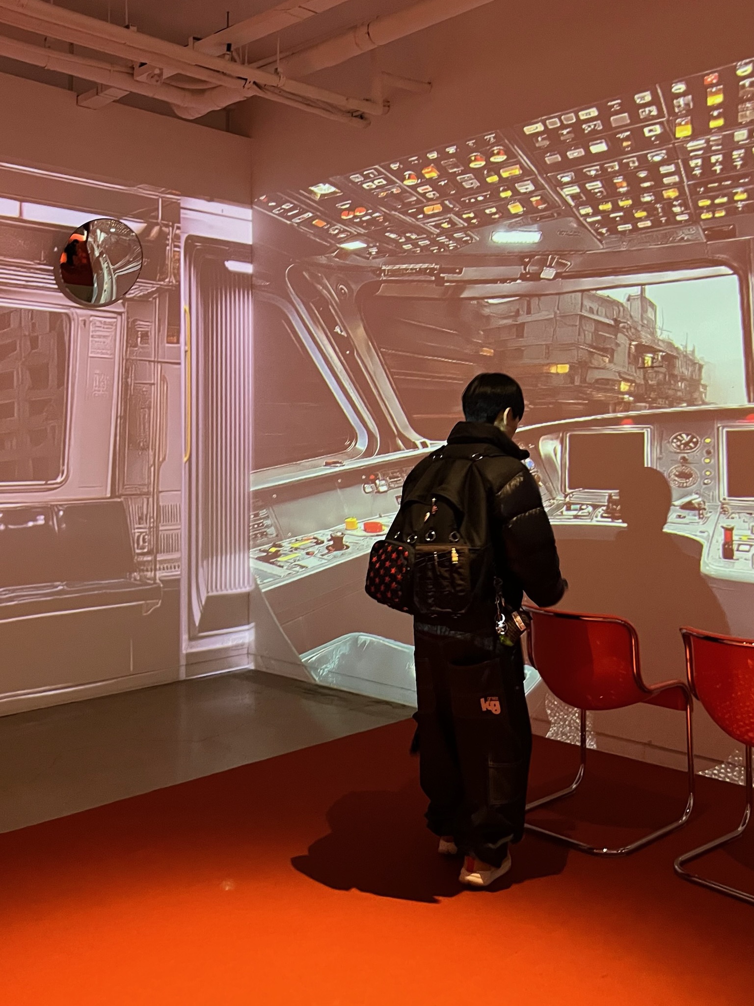 ETCE Ghost Cap Brown Camo, Marshall Monitor II A.N.C Black (Korean Ver.) 착용 스타일 - 4