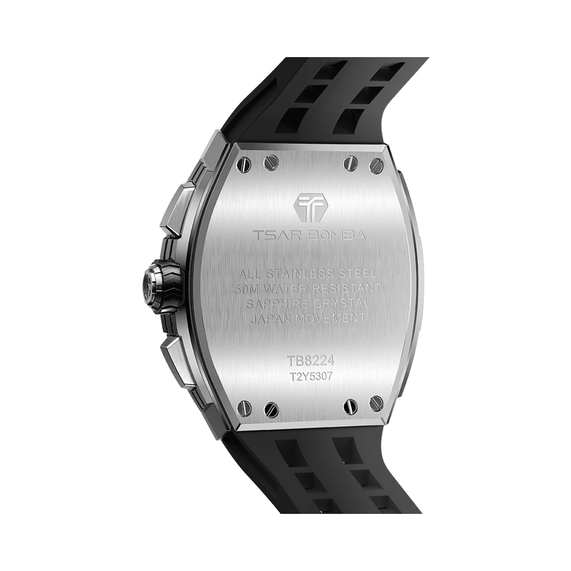 차르봄바 엘리멘탈 크로노그래프 캘린더 쿼츠 TB8204Q-01 실버 블랙(Tsar Bomba Elemental Chronograph Calender Quartz TB8224Q-01 Silver Black) - 2
