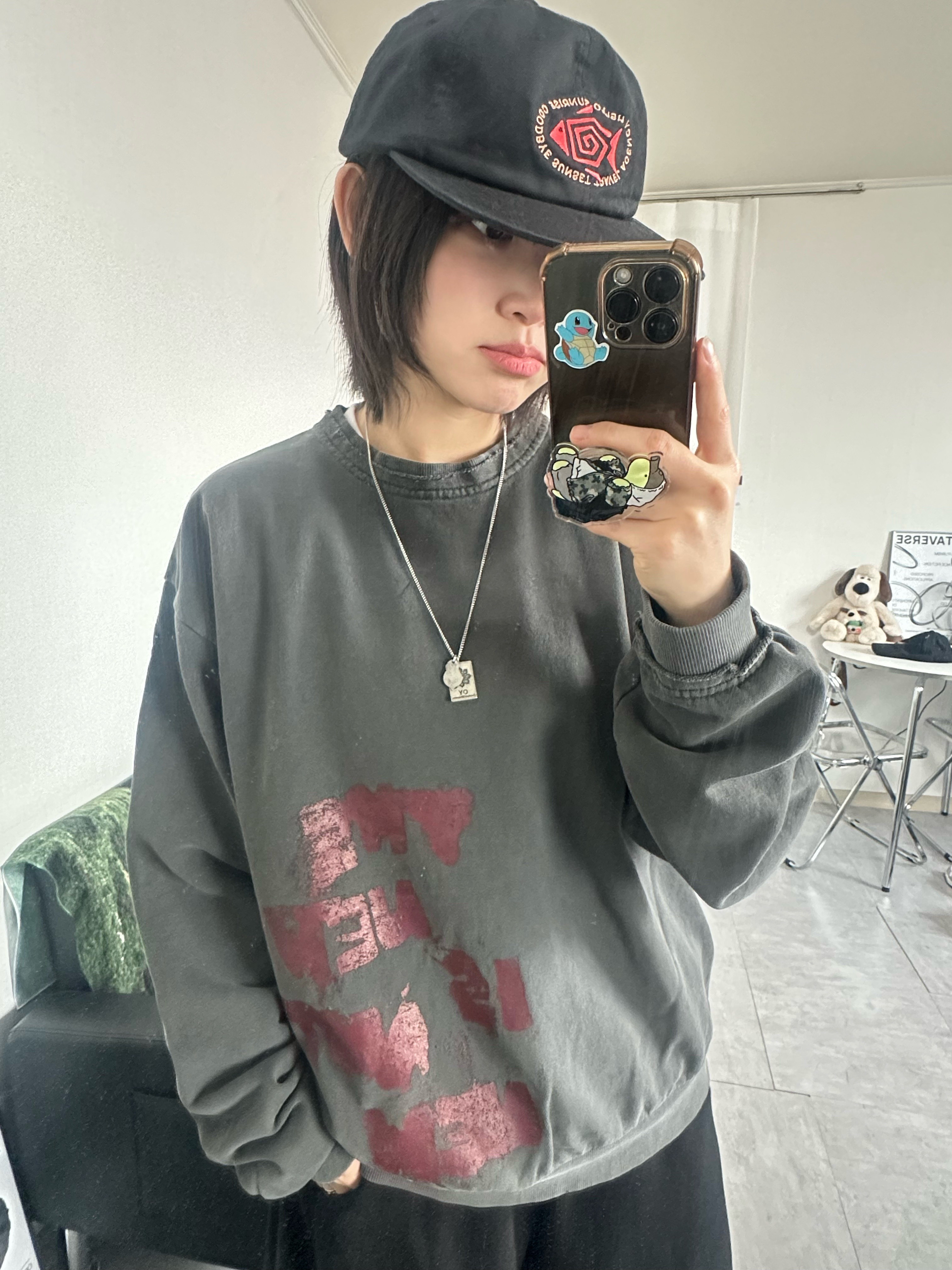 (W) Keen Jasper Suede Sneakers Silver Mink, Hello Sunrise Fish Oval Logo Relaxed Fit 6P Cap Black 착용 스타일 - 5