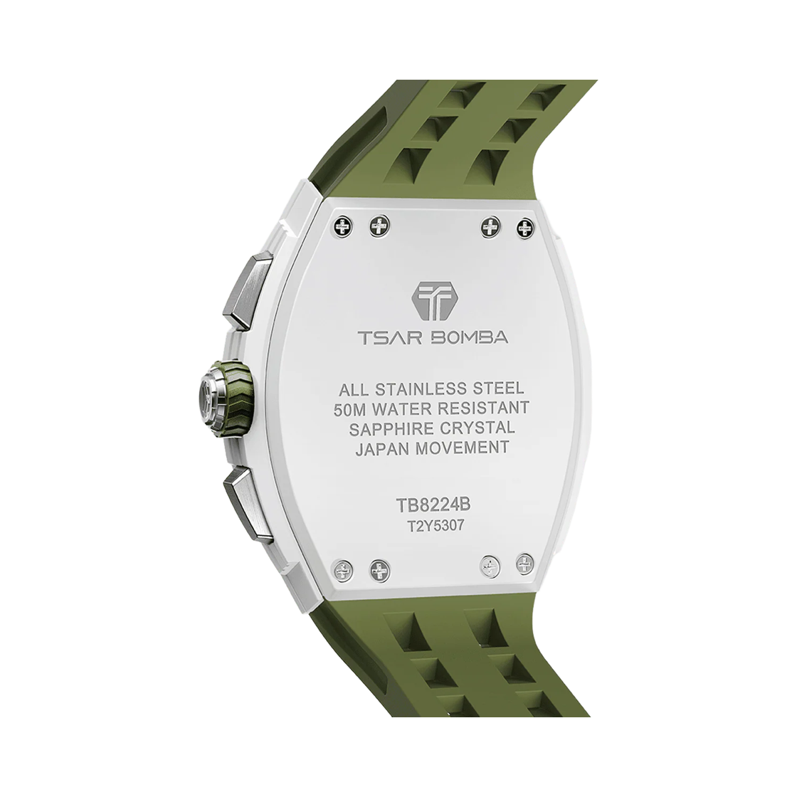 차르봄바 엘리멘탈 바이오세라믹 크로노그래프 캘린더 쿼츠 TB8224B-02 올리브(Tsar Bomba Elemental Bioceramic Chronograph Calendar QuartzTB8224B-02 Olive) - 2