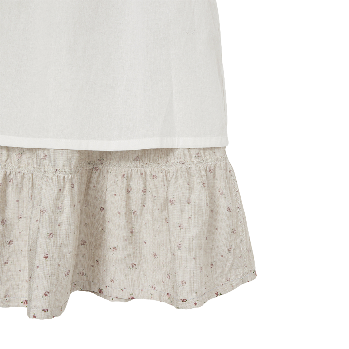 [오프라인 전용] 에이이에이이 우먼 패턴 티어드 스커트 베이지 - 26SS([오프라인 전용] AEAE Women Pattern Tiered Skirt Beige - 26SS) - 5