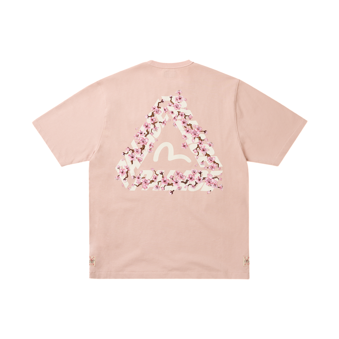 팔라스 x 에비수 헤비 워시 티셔츠 미스티 핑크 - 26SS(Palace x Evisu Heavy Wash T-Shirt Misty Pink - 26SS)