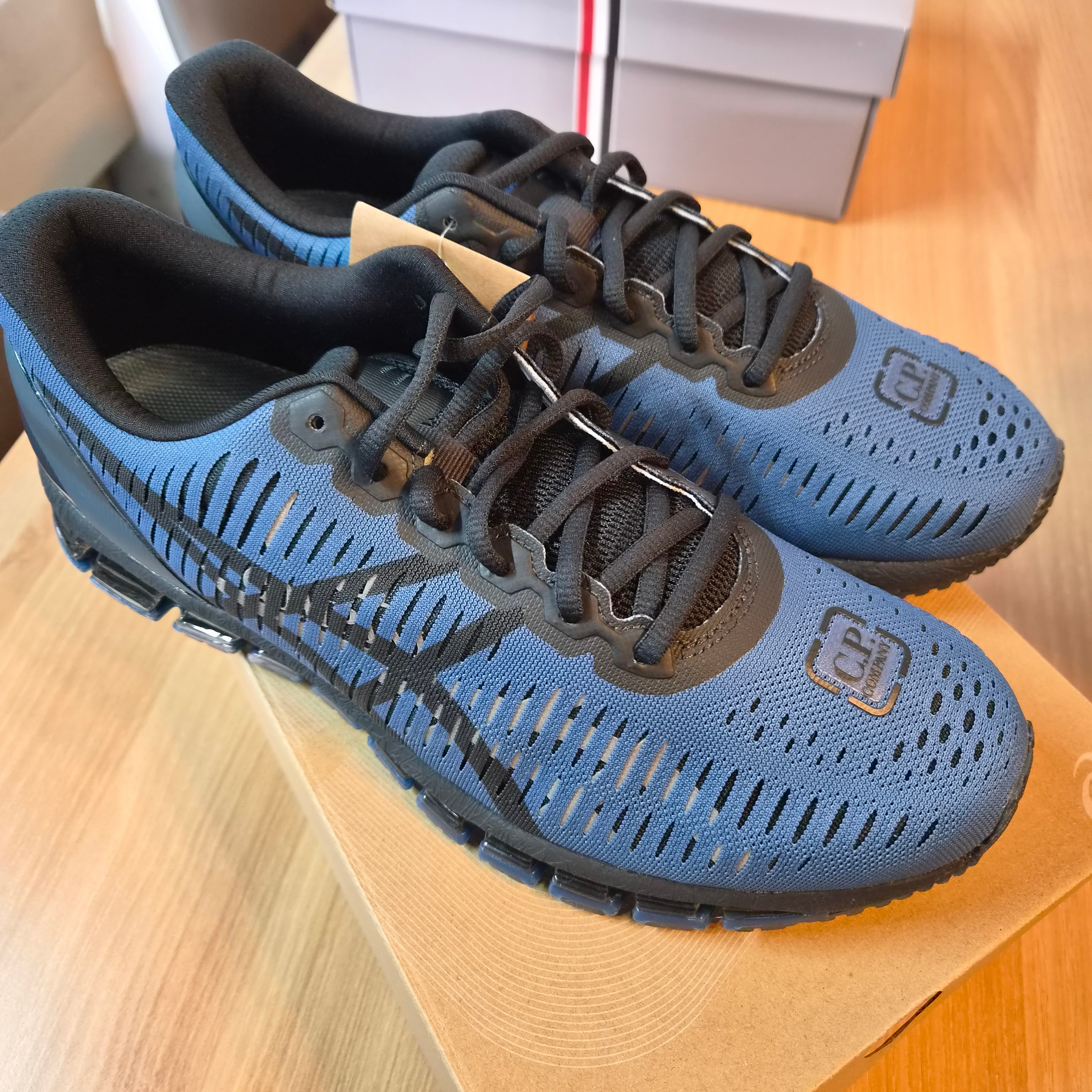 Asics x C.P. Company Gel-Quantum 360 I Moroccan Blue Caviar 착용 스타일 - 1
