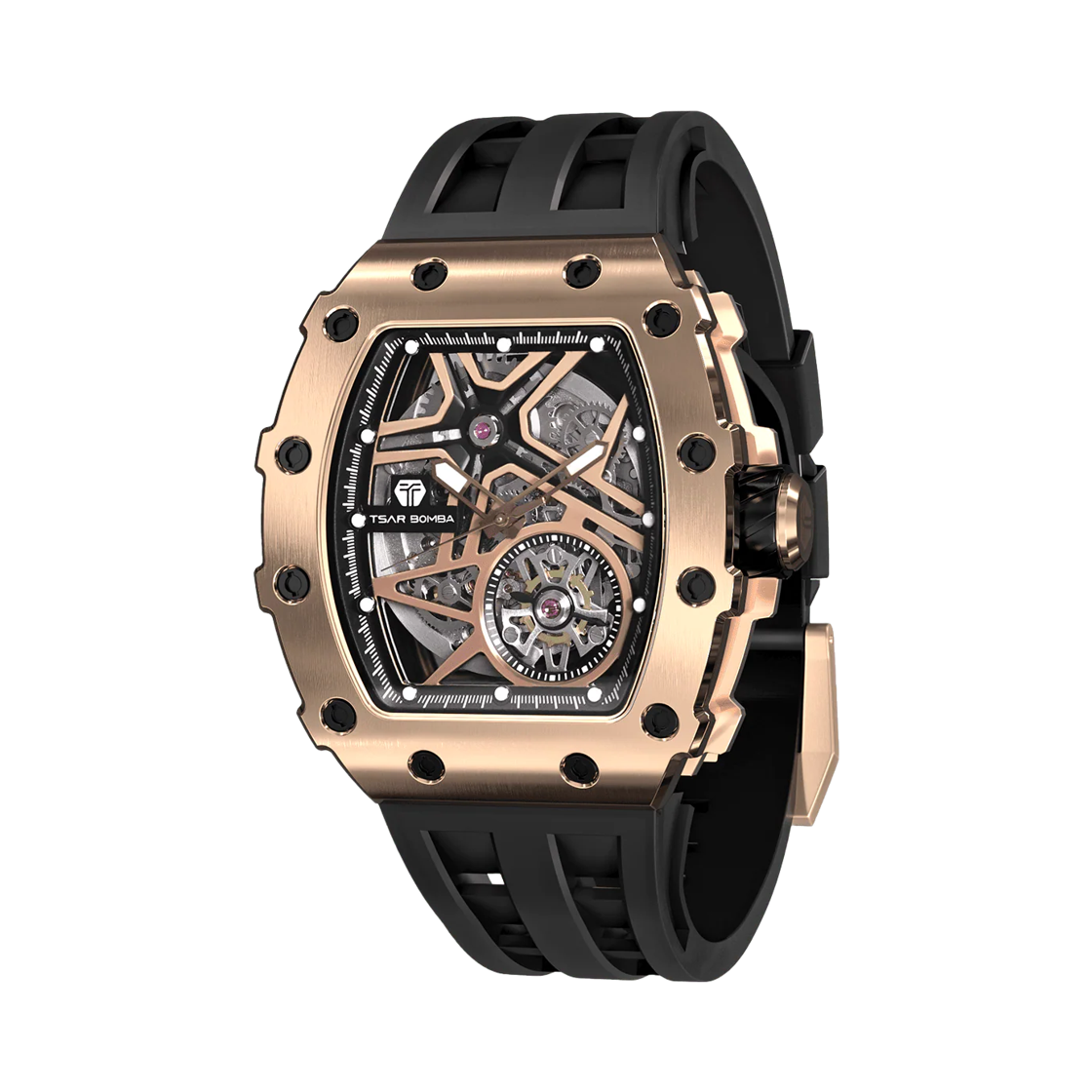 차르봄바 엘리멘탈 오토매틱 TB8209A-05 골드 블랙(Tsar Bomba Elemental-Automatic TB8209A-05 Gold Black)