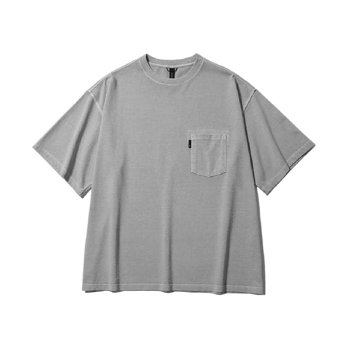 [SS26] 모이프 가먼트 다이드 티 드라이드 그레이([SS26] moif Garment Dyed H/S Tee Dyed Gray) - 1