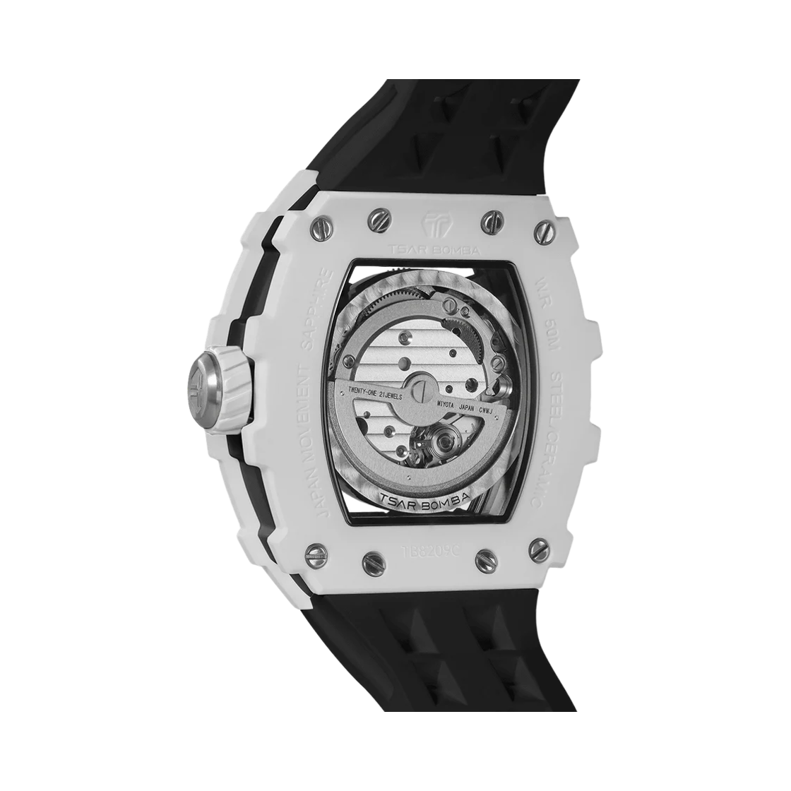 차르봄바 엘리멘탈 세라믹 오토매틱 TB8209C-03 블랙 화이트(Tsar Bomba Elemental Ceramic Automatic TB8209C-03 Black White) - 2