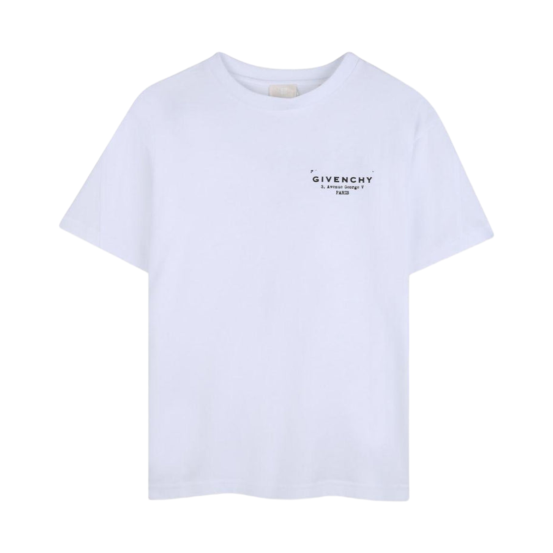 (키즈) 지방시 숏슬리브 티셔츠 화이트((Kids) Givenchy Short Sleeve T-Shirt White)