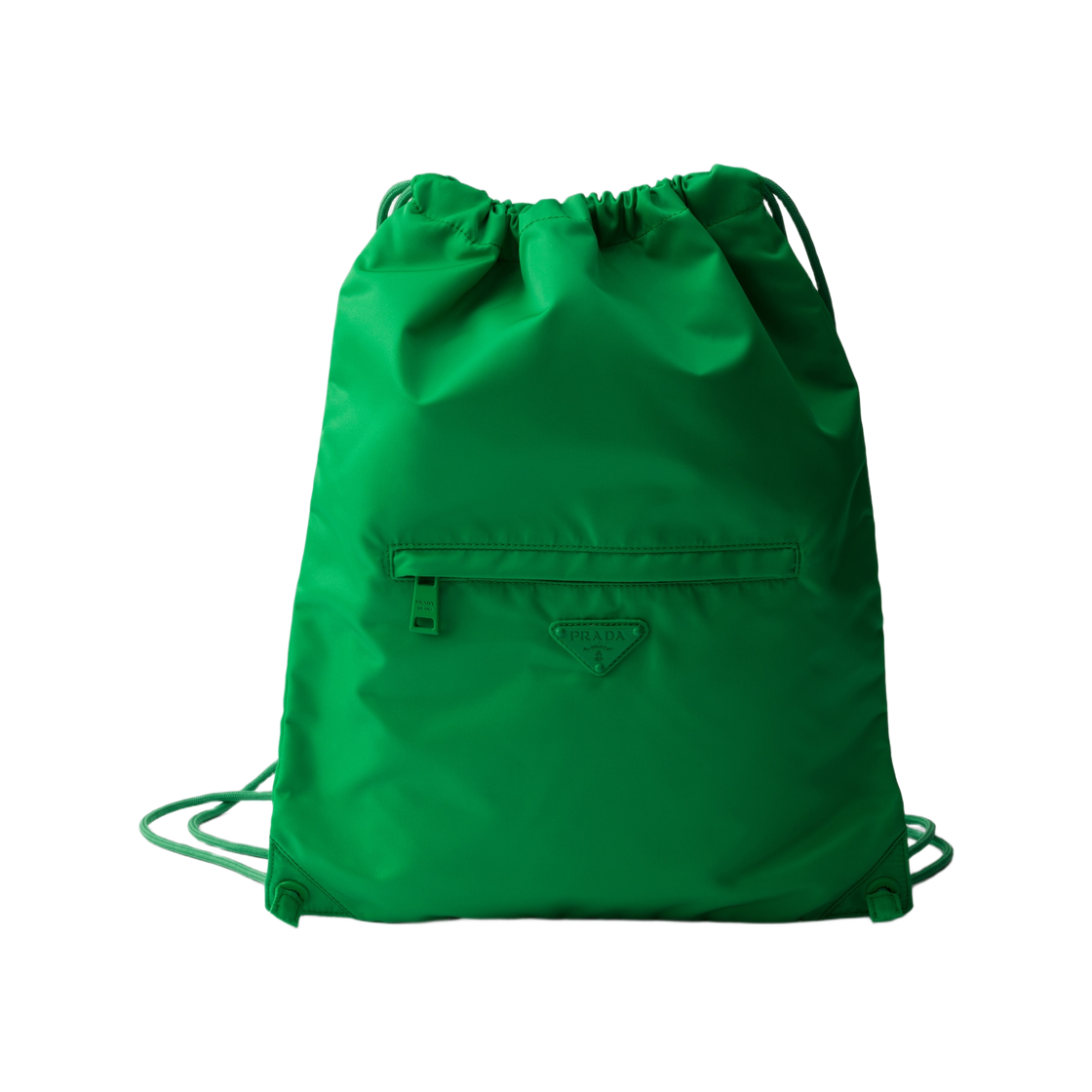 프라다 리나일론 드로스트링 백팩 에메랄드(Prada Re-Nylon Drawstring Backpack Emerald) - 1