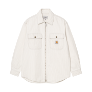 Carhartt WIP Mercer Shirt Jac Mercer Stripe Graphite Wax Bleached