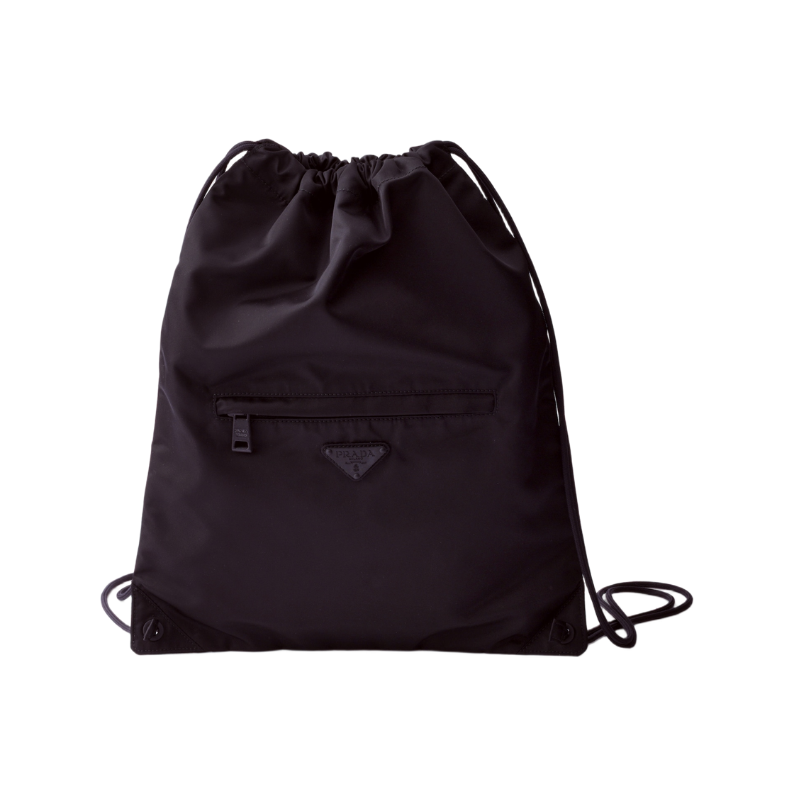 프라다 리나일론 드로스트링 백팩 블랙(Prada Re-Nylon Drawstring Backpack Black) - 1