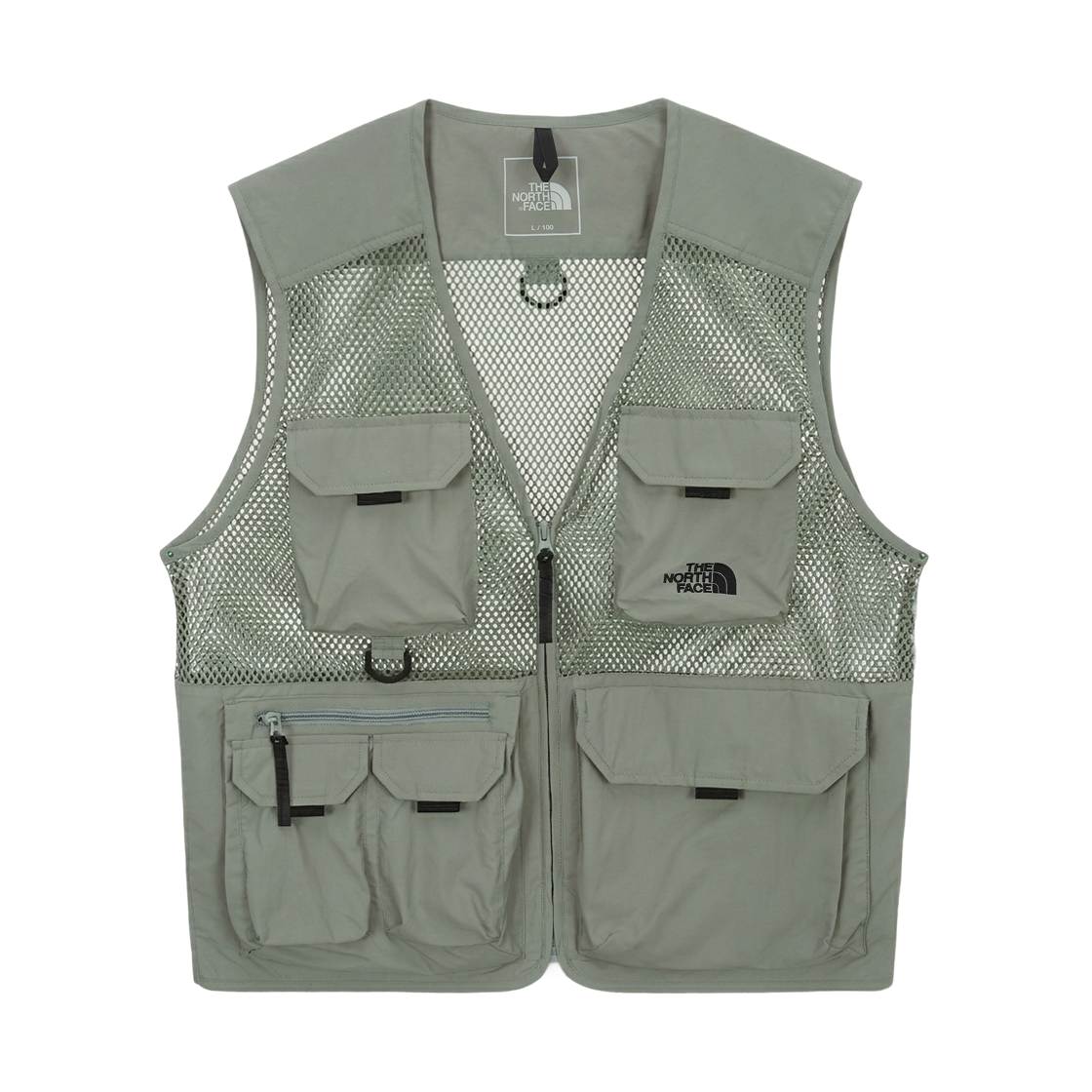 NV5VS01B The North Face Exploring Mesh Vest Slate Khaki - 26SS