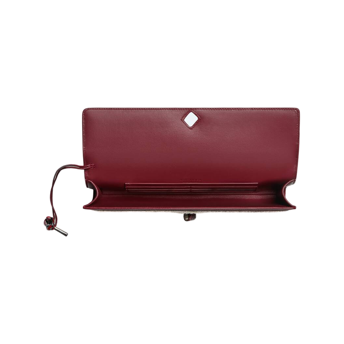 보테가 베네타 안디아모 클러치 화이트 라바 레드(Bottega Veneta Andiamo Clutch White Lava Red) - 2