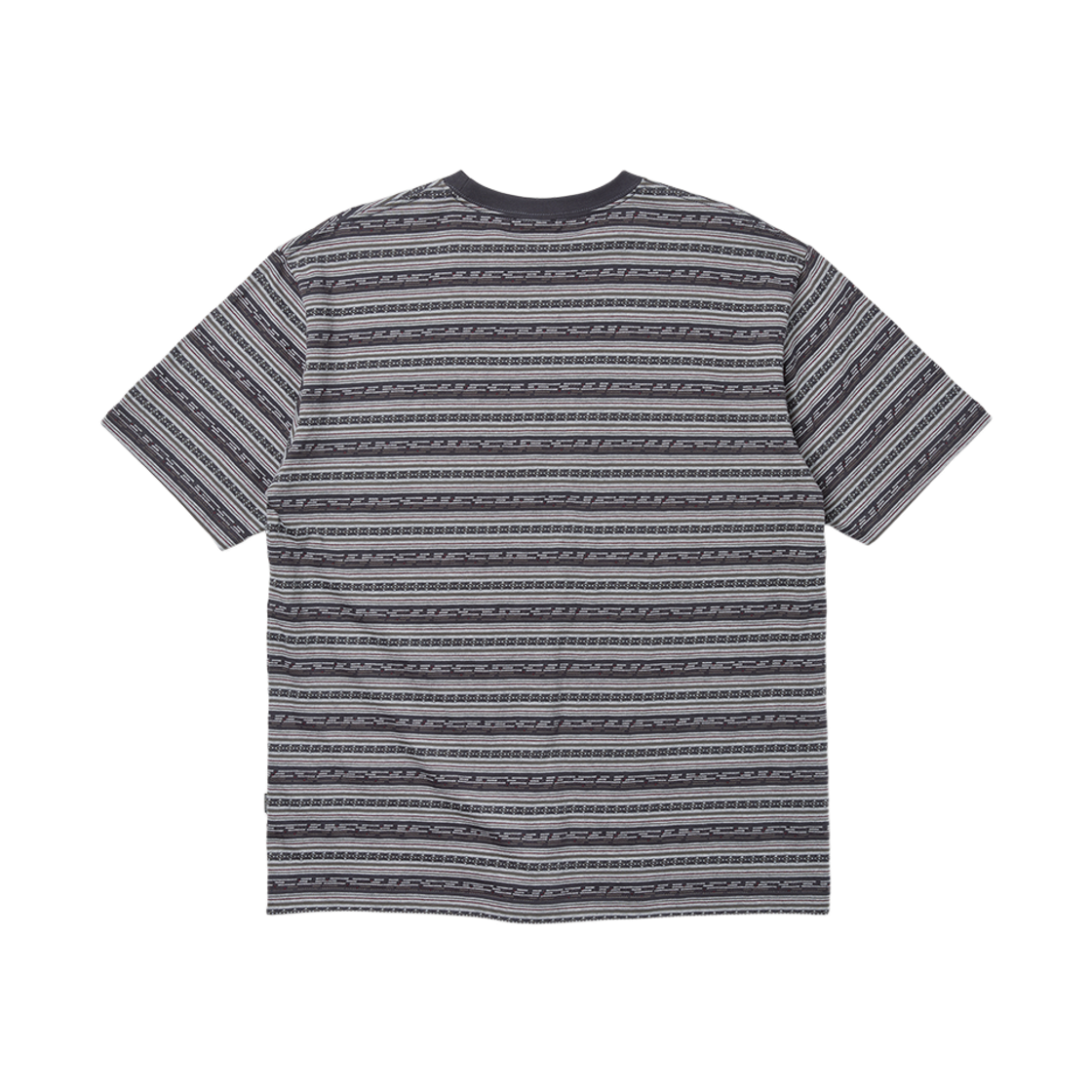 [더블적립]예스아이씨 예스 자카드 스트라이프 티셔츠 차콜([더블적립]YESEYESEE Y.E.S Jacquard Stripe Tee Charcoal) - 2