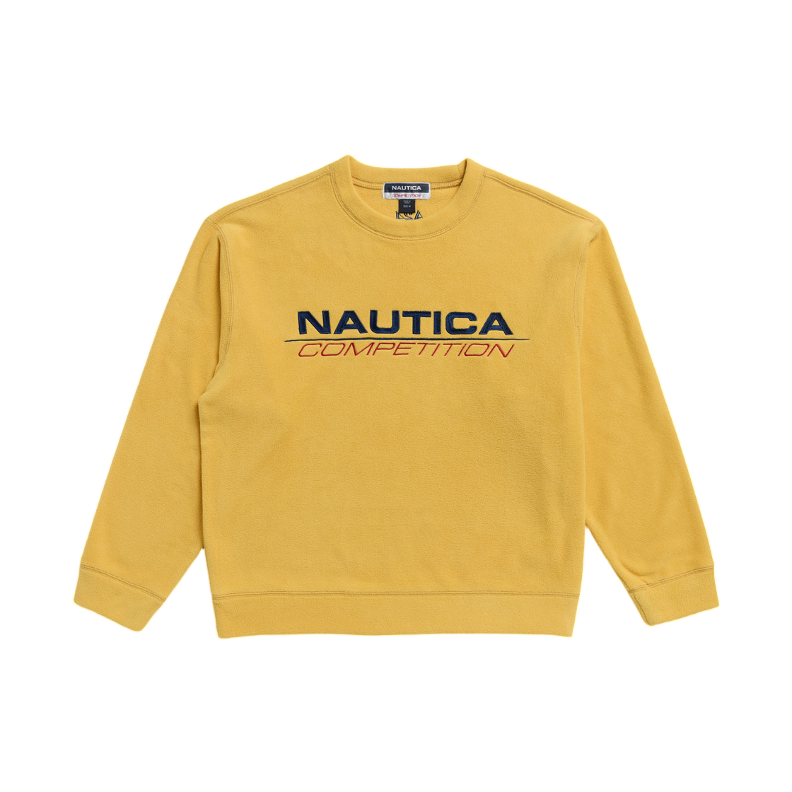 A24 더 스매싱 머신 노티카 스웻셔츠 옐로우(A24 The Smashing Machine Nautica Sweatshirt Yellow)