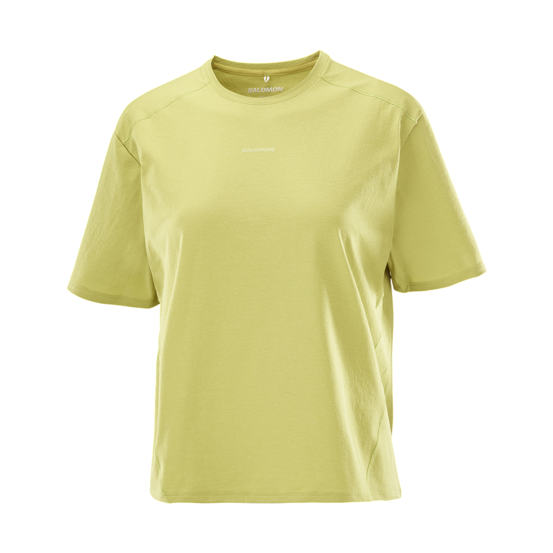 (W) 살로몬 트랙라인 숏슬리브 라이트 그린((W) Salomon Trackline Short Sleeve Light Green)