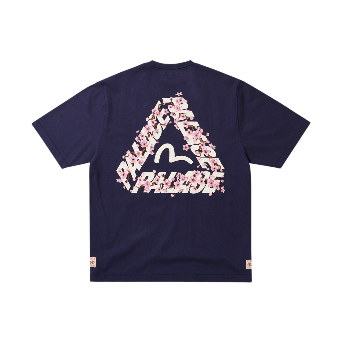 팔라스 x 에비수 헤비 워시 티셔츠 네이비 - 26SS(Palace x Evisu Heavy Wash T-Shirt Navy - 26SS)