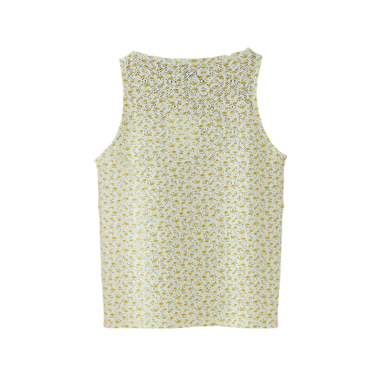 영 앤 생 우먼 핸드 비즈 옐로우 슬리브리스 니트 셔츠 옐로우 - 26SS(Young N Sang Women Hand-Beads Yellow Sleeveless Knit Shirts Yellow - 26SS) - 2