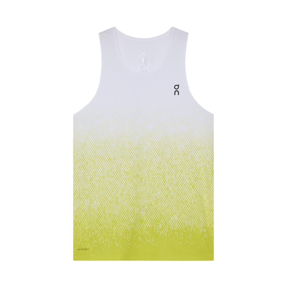 (W) 온 러닝 제로 싱글렛 화이트 라임((W) On Running Zero Singlet White Lime)