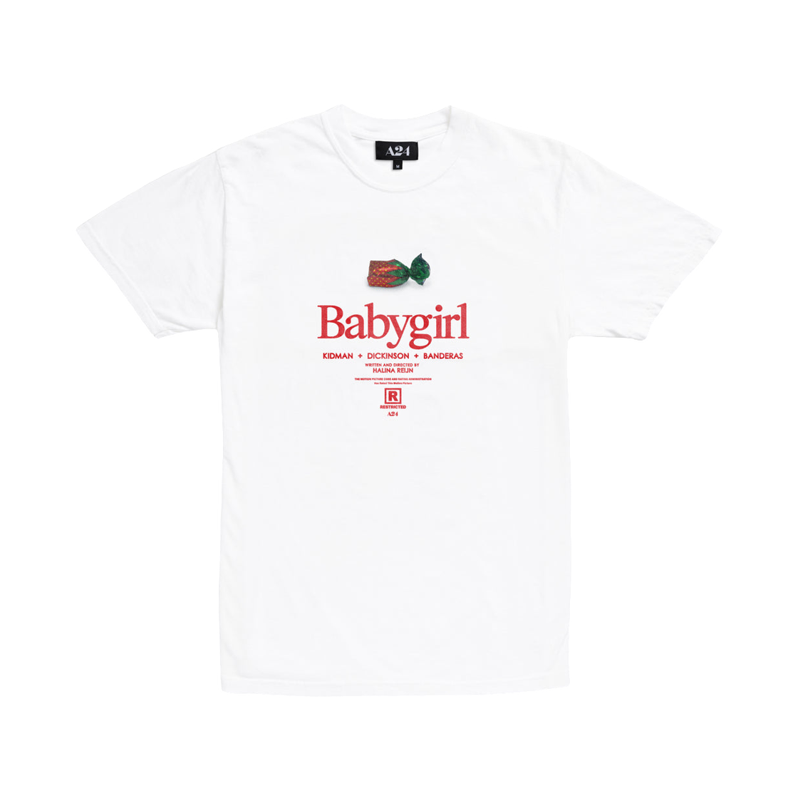 A24 베이비걸 캔디 티셔츠 화이트(A24 Babygirl Candy T-Shirt White)