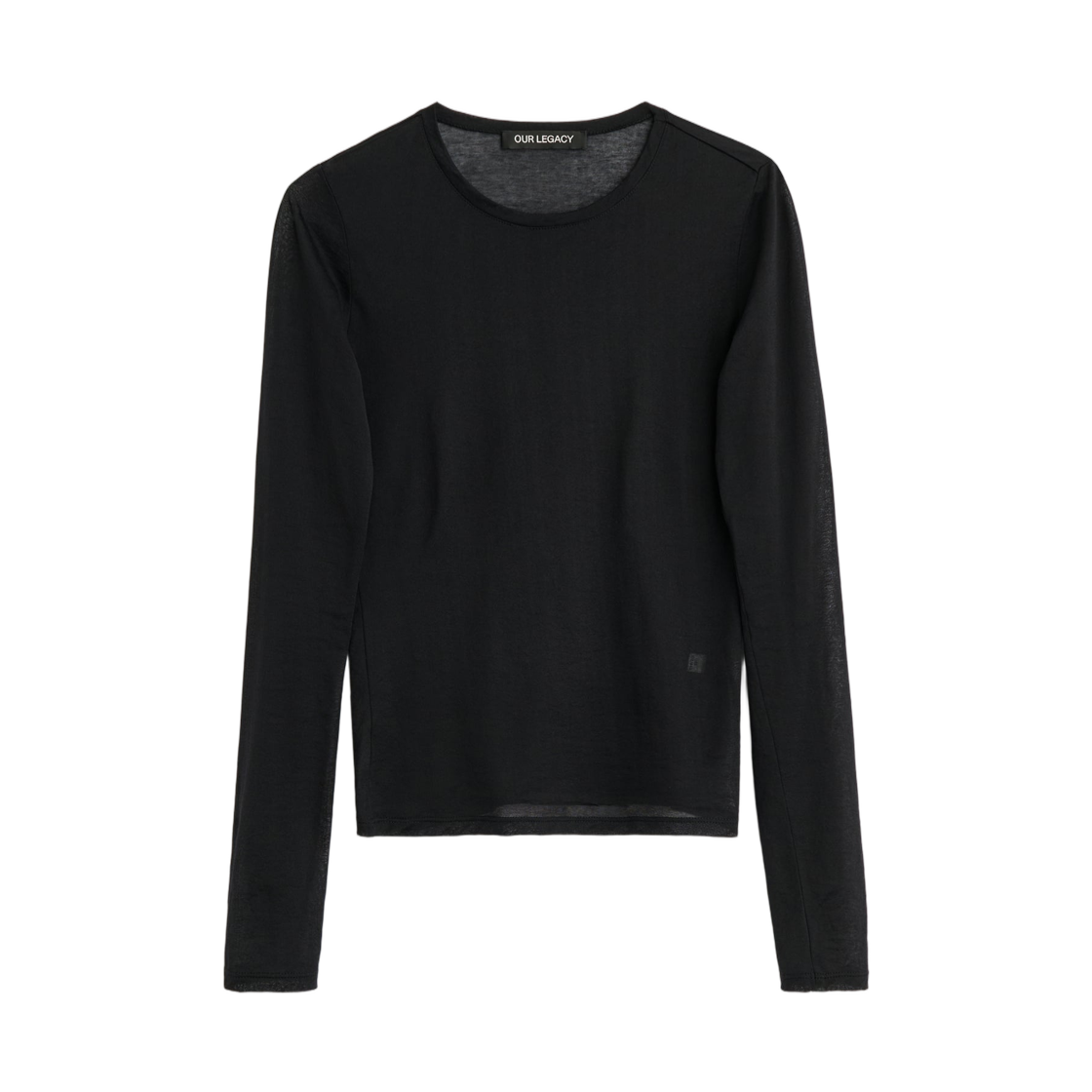 W2266SBS (W) Our Legacy Super Slim Longsleeve Black Stocking Jersey