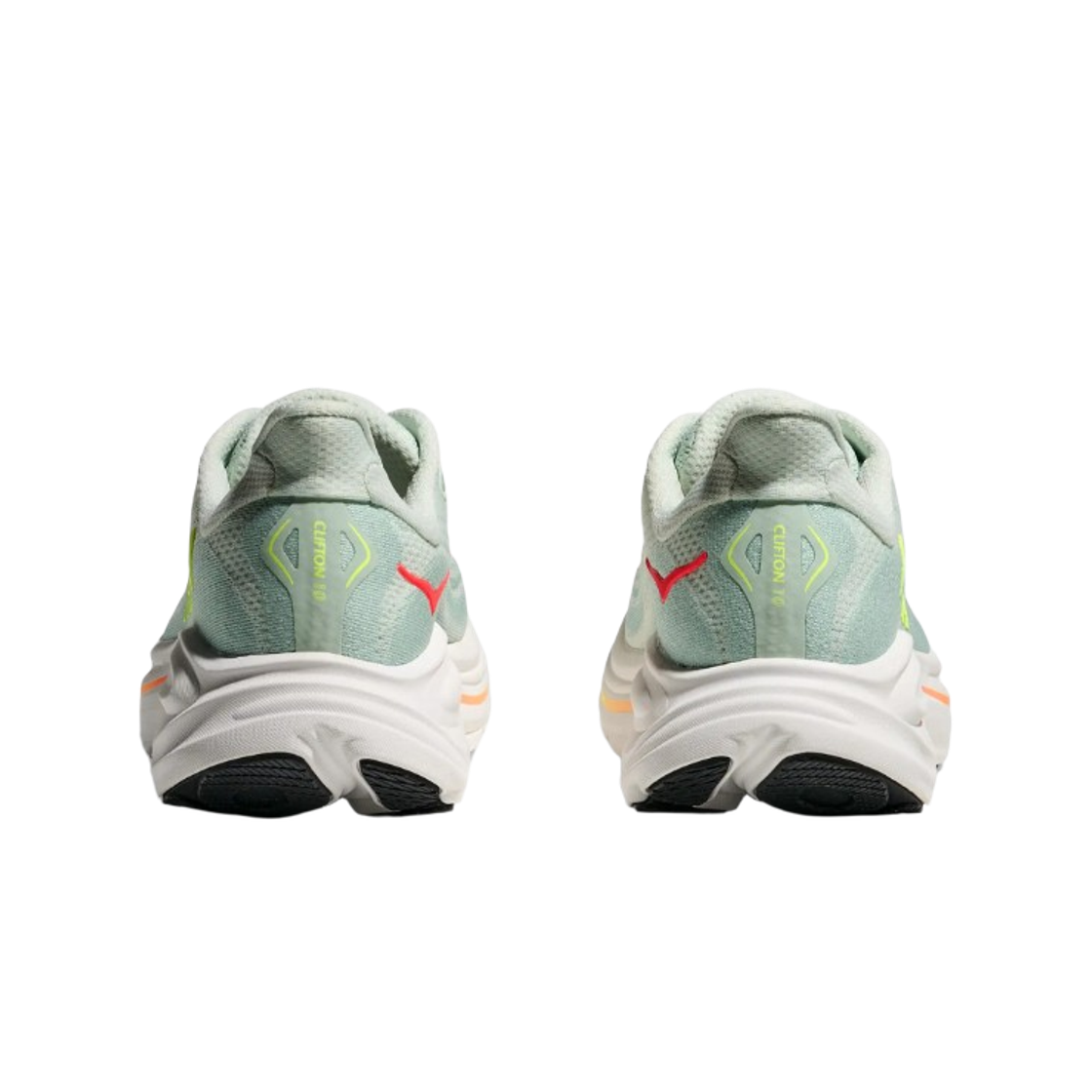 (W) 호카 클리프톤 10 씨 글래스 네온 플레임 - 레귤러((W) Hoka Clifton 10 Sea Glass Neon Flame - Regular) - 3