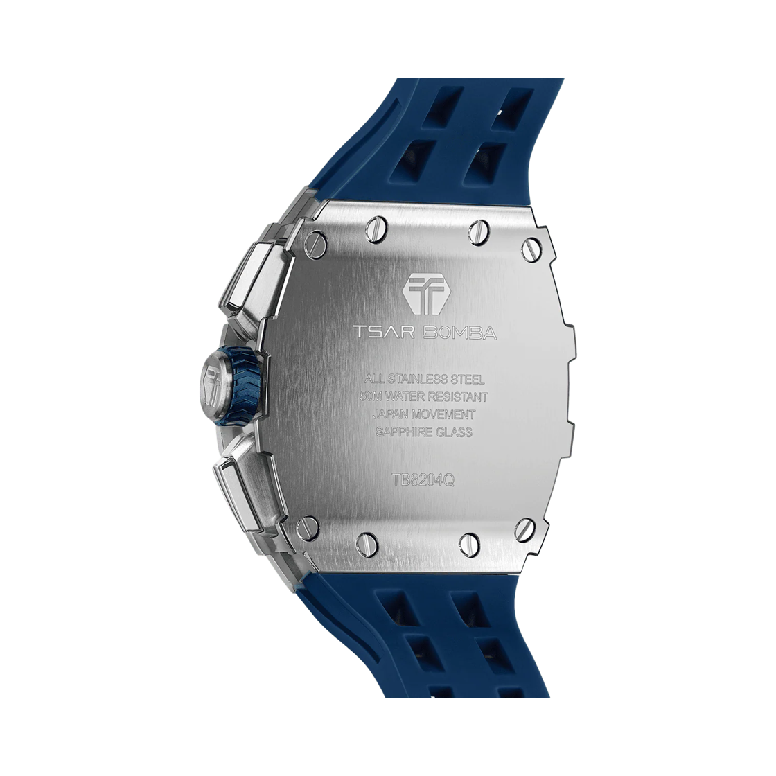 차르봄바 엘리멘탈 크로노그래프 캘린더 쿼츠 워치 TB8204Q-14 실버 블루(Tsar Bomba Elemental Chronograph Calendar Quartz  TB8204Q-14 Silver Blue) - 2